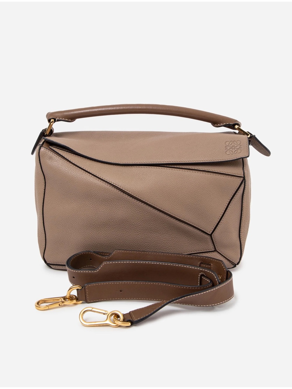 Loewe 2018 Sand Calfskin Medium Puzzle Bag - Picture 1 of 5